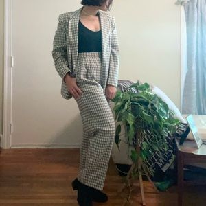 Vintage Pant-her Wool Blend Pant-Suit